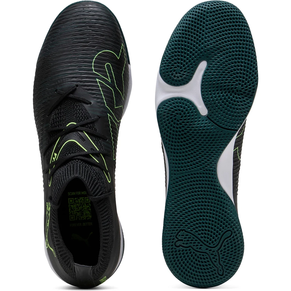 Puma FUTURE 8 MATCH IT Fußballschuhe - Black/Fizzy Green Puma FUTURE 8 MATCH IT Fußballschuhe - Black/Fizzy Green
