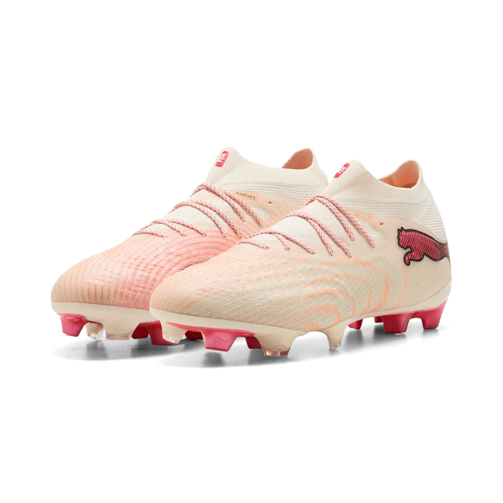 Puma FUTURE 9 ULTIMATE FG Fußballschuhe – Sugared Almond / White Ultra Red / Black