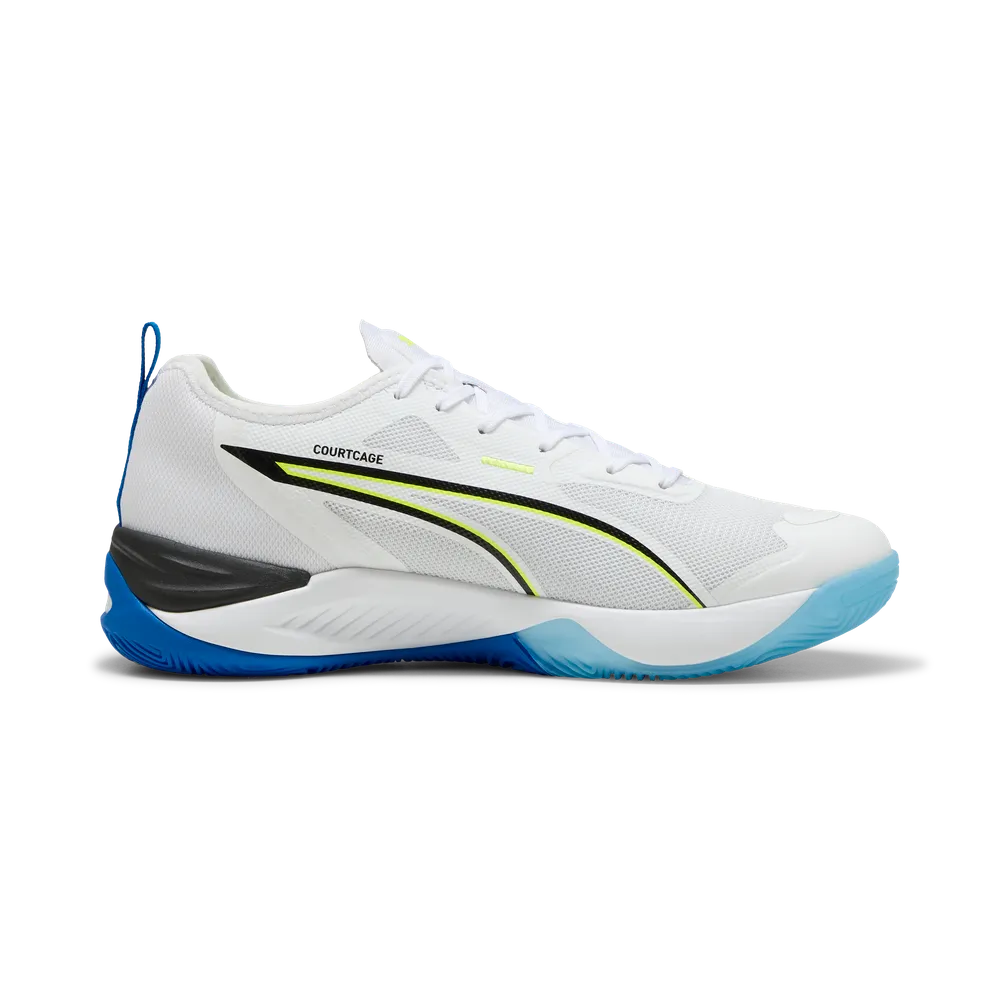 PUMA Eliminate NITRO™ 4 Game On White/Red/Blue - Handballschuhe Herren PUMA Eliminate NITRO™ 4 Game On White/Red/Blue - Handballschuhe Herren