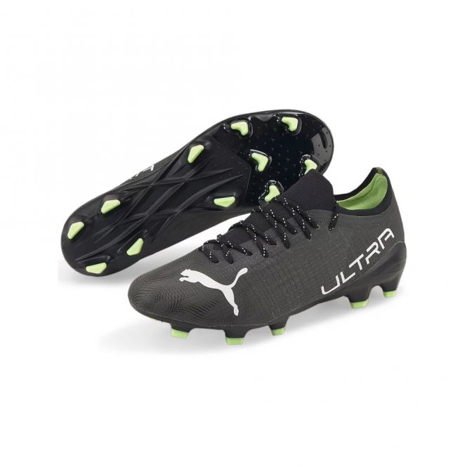 Puma ULTRA 2.4 FG/AG Fussballschuh - black/puma white/fizzy light Puma ULTRA 2.4 FG/AG Fussballschuh - black/puma white/fizzy light