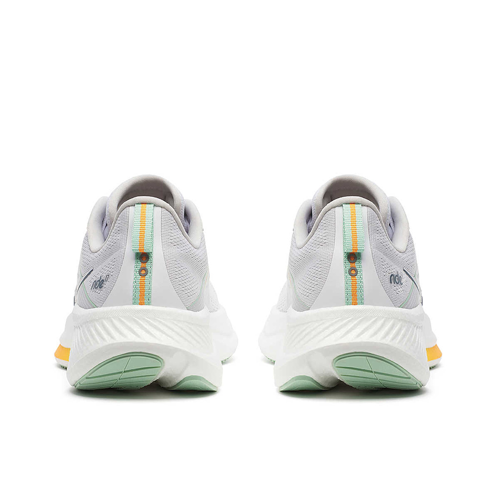 saucony Ride 17 Damen Neutral Laufschuh - White | Peel