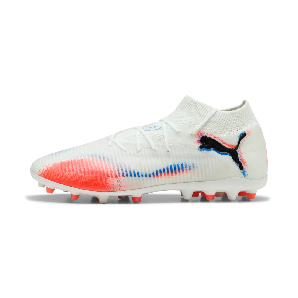 Puma FUTURE 8 PRO MG Fußballschuhe – White Black Glowing Red Puma FUTURE 8 PRO MG Fußballschuhe – White Black Glowing Red