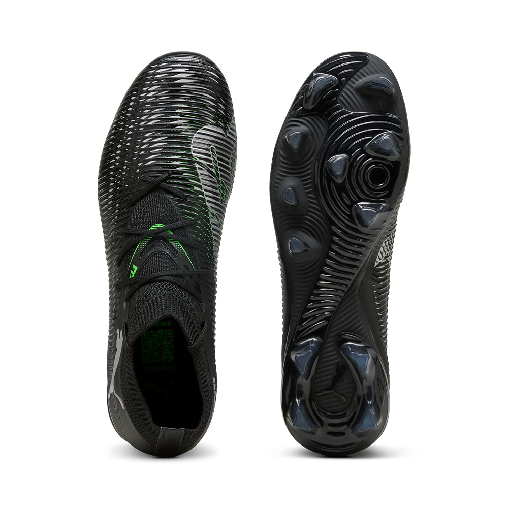 Puma FUTURE 8 MATCH FG/AG Fussballschuh - Black / Green Puma FUTURE 8 MATCH FG/AG Fussballschuh - Black / Green