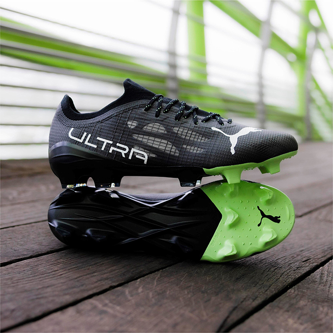 Puma ULTRA 1.4 FG/AG Fussballschuh - black white fizzy light Puma ULTRA 1.4 FG/AG Fussballschuh - black white fizzy light