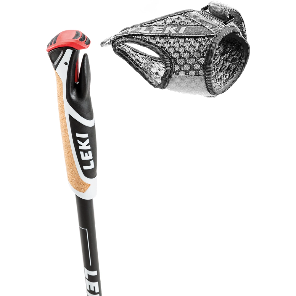 LEKI Pacemaker Lite Trekkingstock – black/white LEKI Pacemaker Lite Trekkingstock – black/white