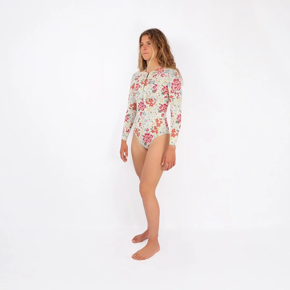 Soöruz Badeanzug DIVINE Mini Zip für Damen – Sand