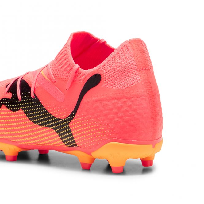 Puma FUTURE 7 PRO FG/AG JR Fussballschuh - Sunset Glow/Black Sun Stream