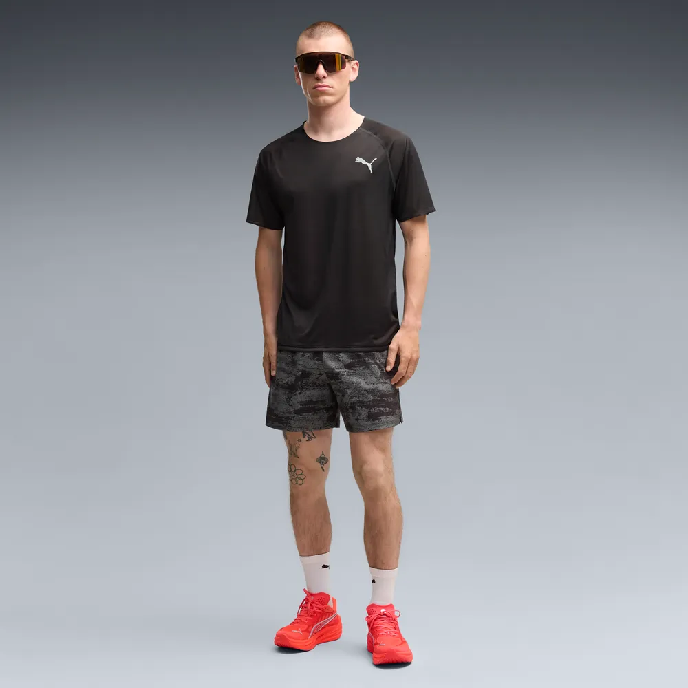 Puma Deviate NITRO™ 4 Laufschuhe für Herren – Ultra Red/Silver 