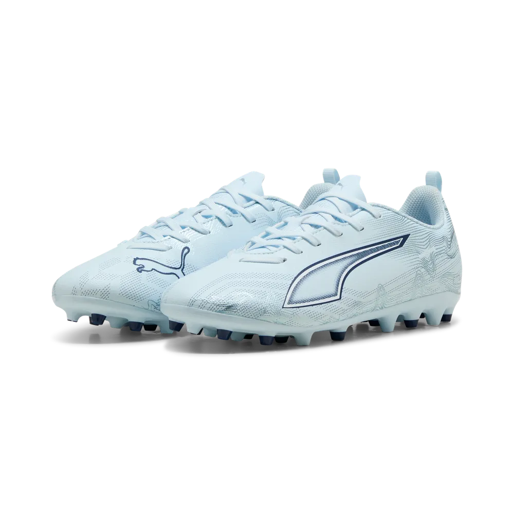 Puma ULTRA 6 PLAY MG Jr Fußballschuhe Kinder- Icy Blue/White/Blue Jewel