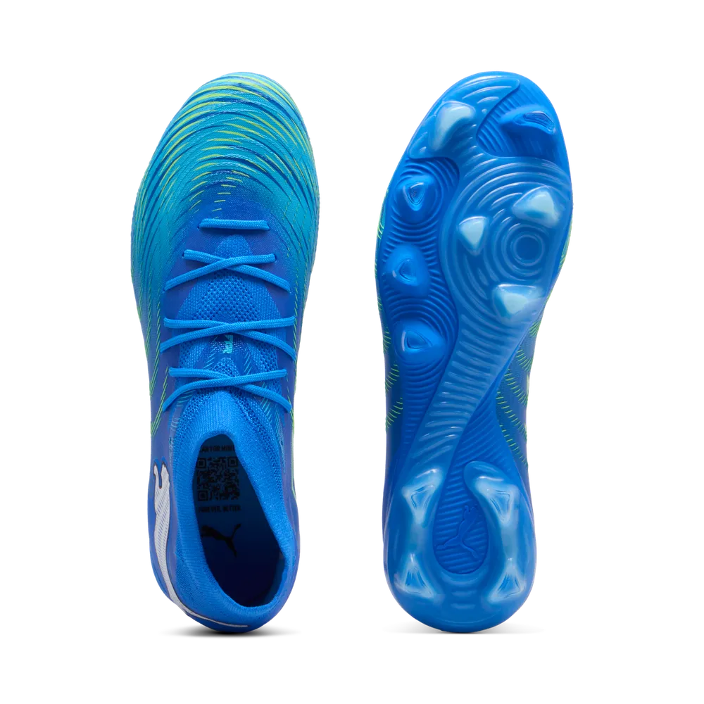 Puma FUTURE 9 MATCH FG/AG Fußballschuhe – Ultra Blue / White / Luminous Blue / Black
