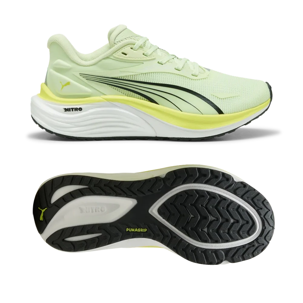 Puma Electrify NITRO™ 4 Jr – Apple Spritz/Lux Lime/Black – Laufschuhe für Kinder
