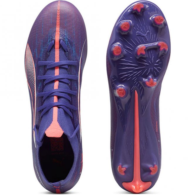 Puma ULTRA 5 MATCH+ FG/AG Fussballschuh - Lapis Lazuli White-Sunset Glow