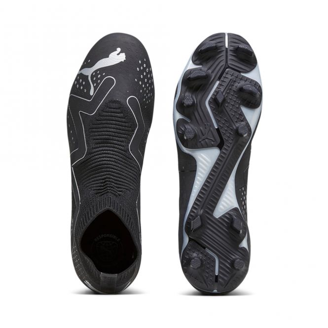 Puma FUTURE MATCH+ LL FG/AG Fussballschuh - black silver Puma FUTURE MATCH+ LL FG/AG Fussballschuh - black silver