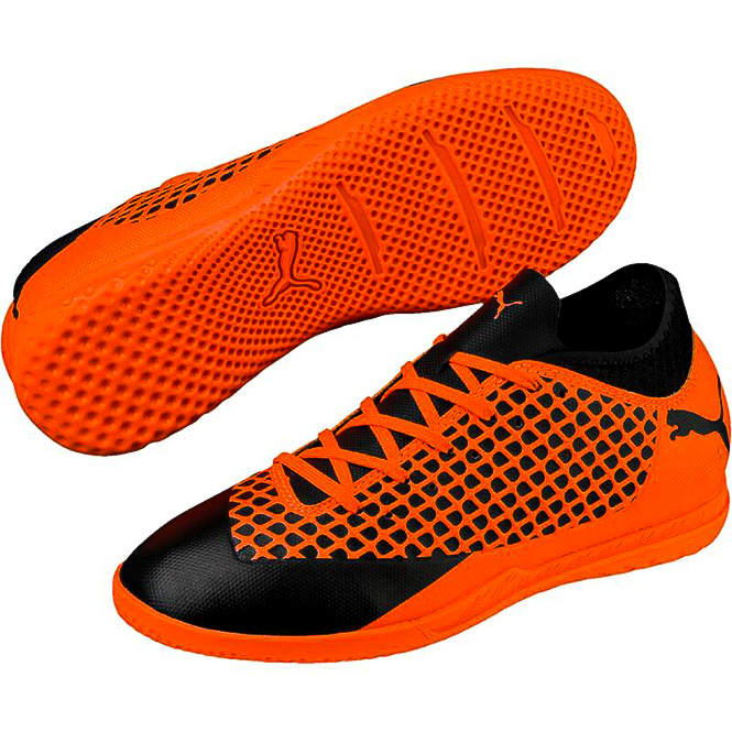Puma FUTURE 2.4 NETFIT IT Jr Schwarz Orange