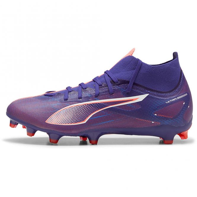 Puma ULTRA 5 MATCH+ FG/AG Fussballschuh - Lapis Lazuli White-Sunset Glow