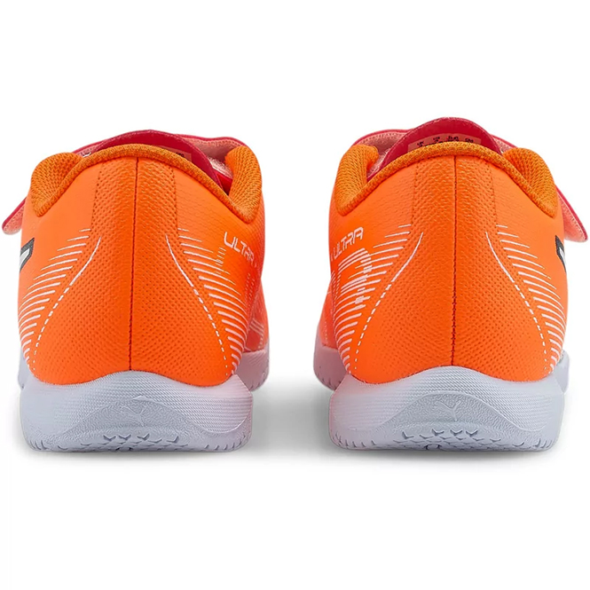 Puma ULTRA PLAY IT V JR Hallenschuh - orange white blue glimmer Puma ULTRA PLAY IT V JR Hallenschuh - orange white blue glimmer