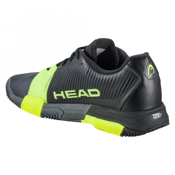 Head Revolt Pro 4.0 Clay Herren Tennisschuh - schwarz gelb Head Revolt Pro 4.0 Clay Herren Tennisschuh - schwarz gelb