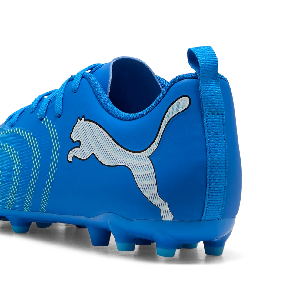 Puma FUTURE 9 PLAY MG Fußballschuhe Kinder – Ultra Blue / White / Luminous Blue / Black