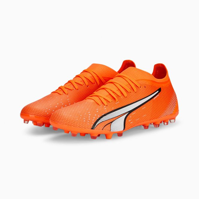 Puma ULTRA MATCH MG Rasen + Kunstrasenschuh - orange white blue glimmer Puma ULTRA MATCH MG Rasen + Kunstrasenschuh - orange white blue glimmer