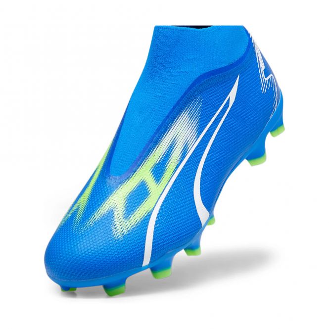 Puma ULTRA MATCH+ LL FG/AG Fussballschuh - blue pro green Puma ULTRA MATCH+ LL FG/AG Fussballschuh - blue pro green