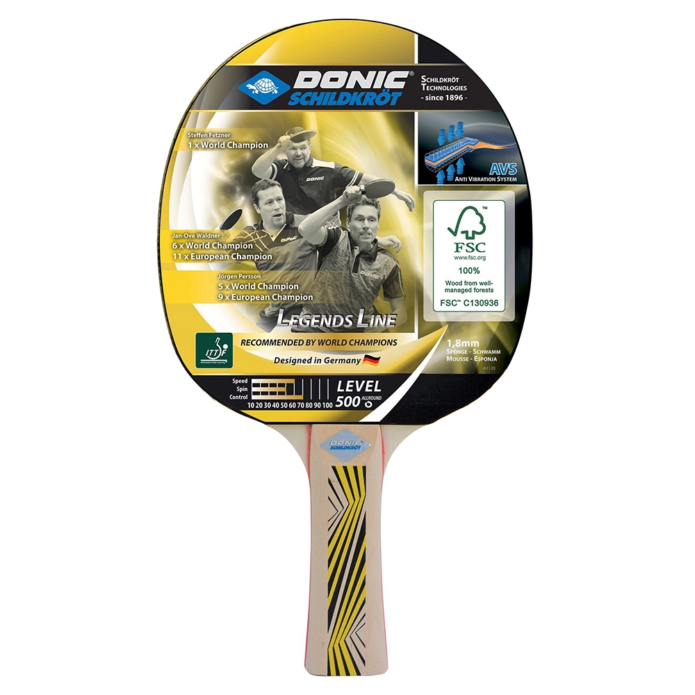 Donic Schildkröt Tischtennisschläger Legends 500 FSC