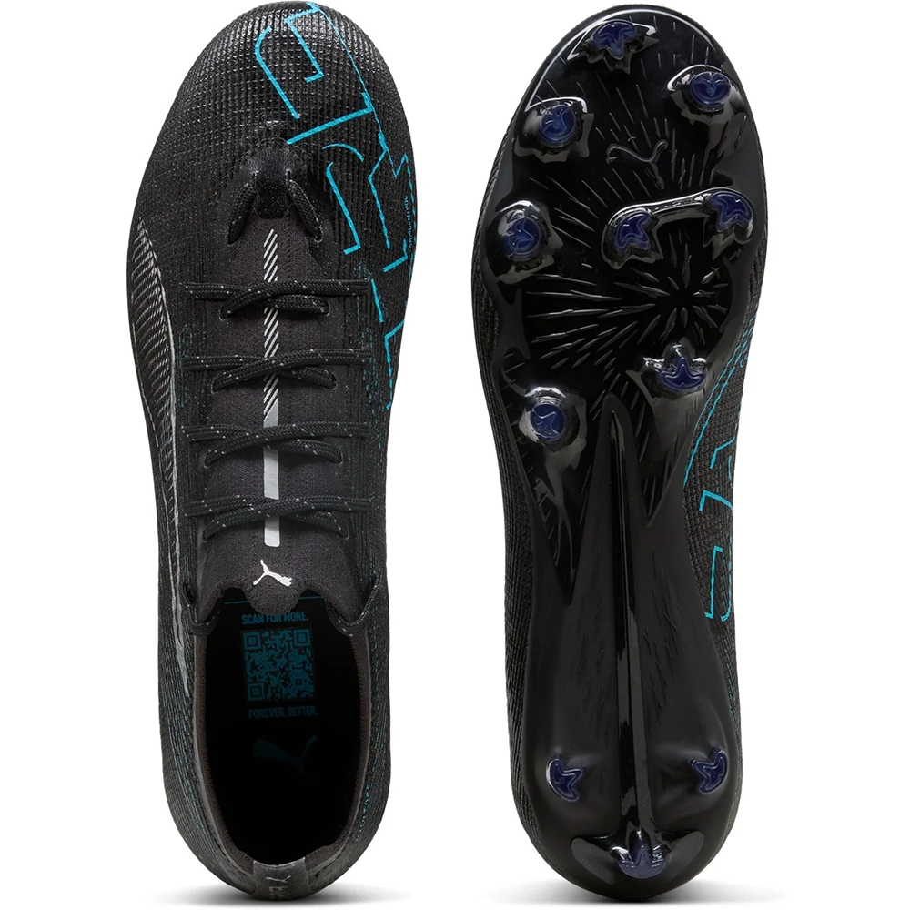 Puma ULTRA 5 PRO FG/AG Fußballschuhe – Black/Silver/Bright Aqua Puma ULTRA 5 PRO FG/AG Fußballschuhe – Black/Silver/Bright Aqua