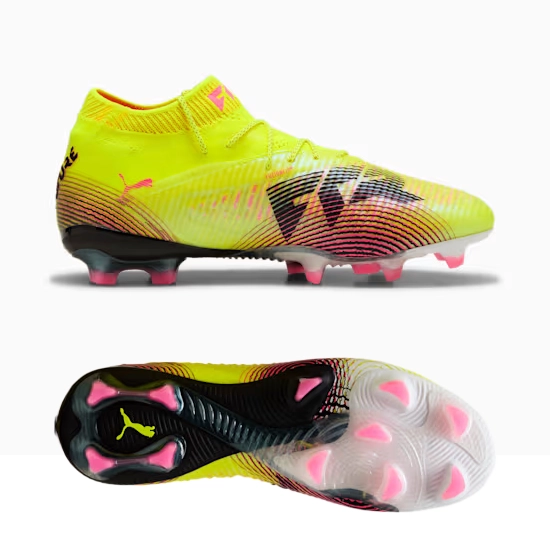Puma FUTURE 8 ULTIMATE FG Fußballschuhe Unisex – Yellow Alert
