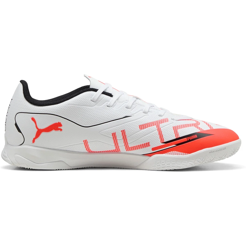Puma ULTRA 5 PLAY IT Fußballschuhe – White/Black Glowing Red Puma ULTRA 5 PLAY IT Fußballschuhe – White/Black Glowing Red