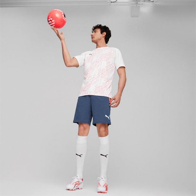 Puma ULTRA PLAY FG/AG Fussballschuh - white black fire red Puma ULTRA PLAY FG/AG Fussballschuh - white black fire red