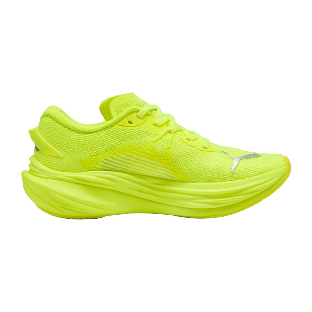 Puma Deviate NITRO™ 3 - Yellow Alert/Silver - Laufschuhe für Damen