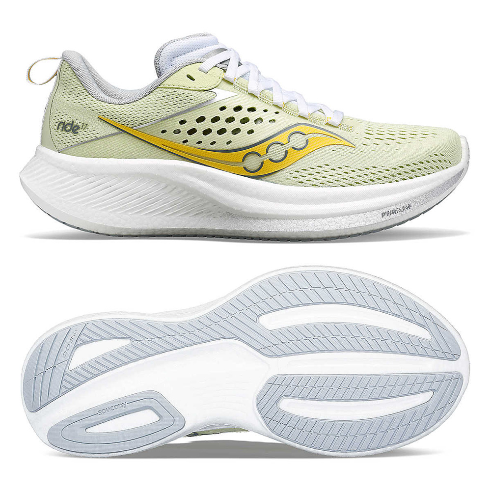 saucony Ride 17 Damen Neutral Laufschuh - Fern | Cloud