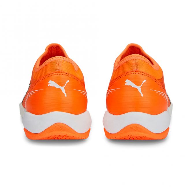 Puma ULTRA MATCH LL + Mid IT Jr. Hallenschuh - orange white blue glimmer