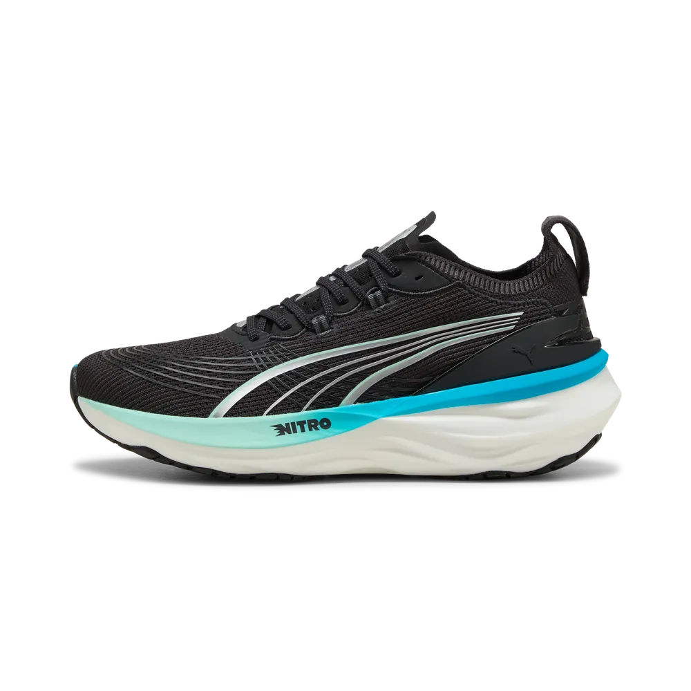 Puma ForeverRun NITRO™ 2 - Black/Speed Blue - Laufschuhe für Herren Puma ForeverRun NITRO™ 2 - Black/Speed Blue - Laufschuhe für Herren