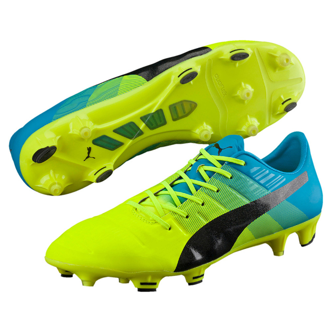 Puma evoPower 1.3 FG Gelb-Blau Puma evoPower 1.3 FG Gelb-Blau