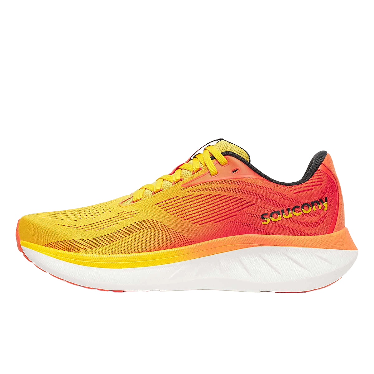 saucony Ride 18 Herren Neutral Laufschuh - Pollen | Pepper