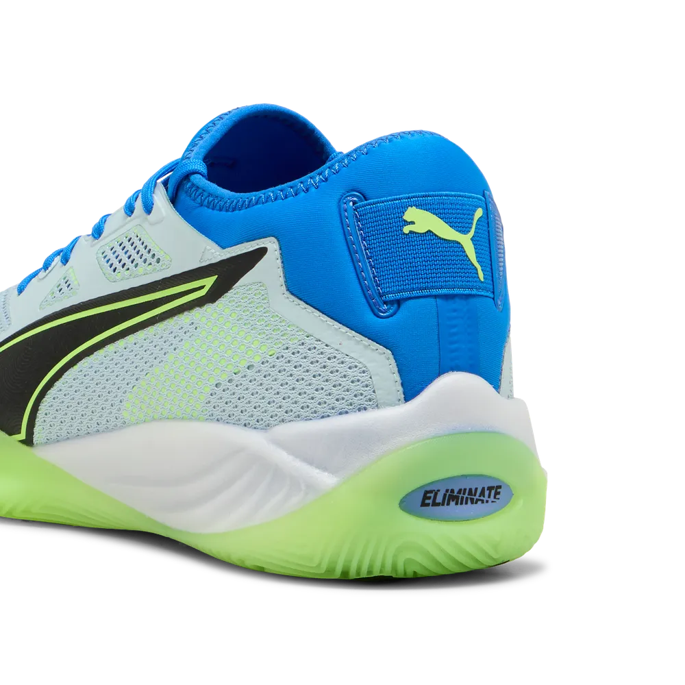 PUMA Eliminate NITRO SQD 4 Hallenschuhe Unisex – Aqua/White/Ultra Blue PUMA Eliminate NITRO SQD 4 Hallenschuhe Unisex – Aqua/White/Ultra Blue