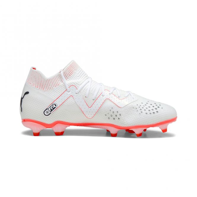 Puma FUTURE PRO FG/AG Fussballschuh - white black fire red Puma FUTURE PRO FG/AG Fussballschuh - white black fire red