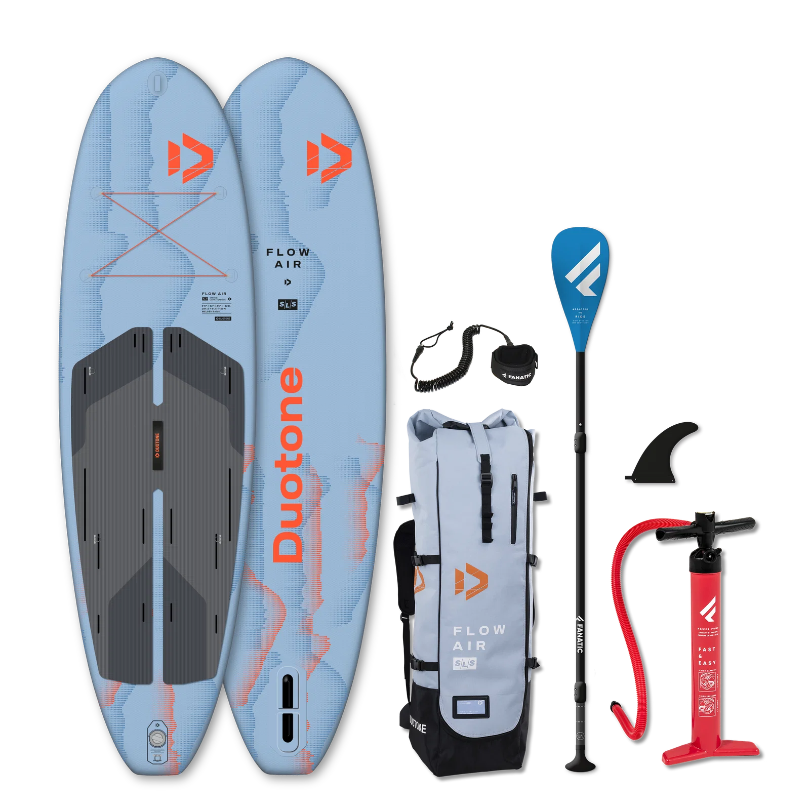 DUOTONE Flow Air SLS 10'8'' Stand Up Paddle Board - Komplettset DUOTONE Flow Air SLS 10'8'' Stand Up Paddle Board - Komplettset