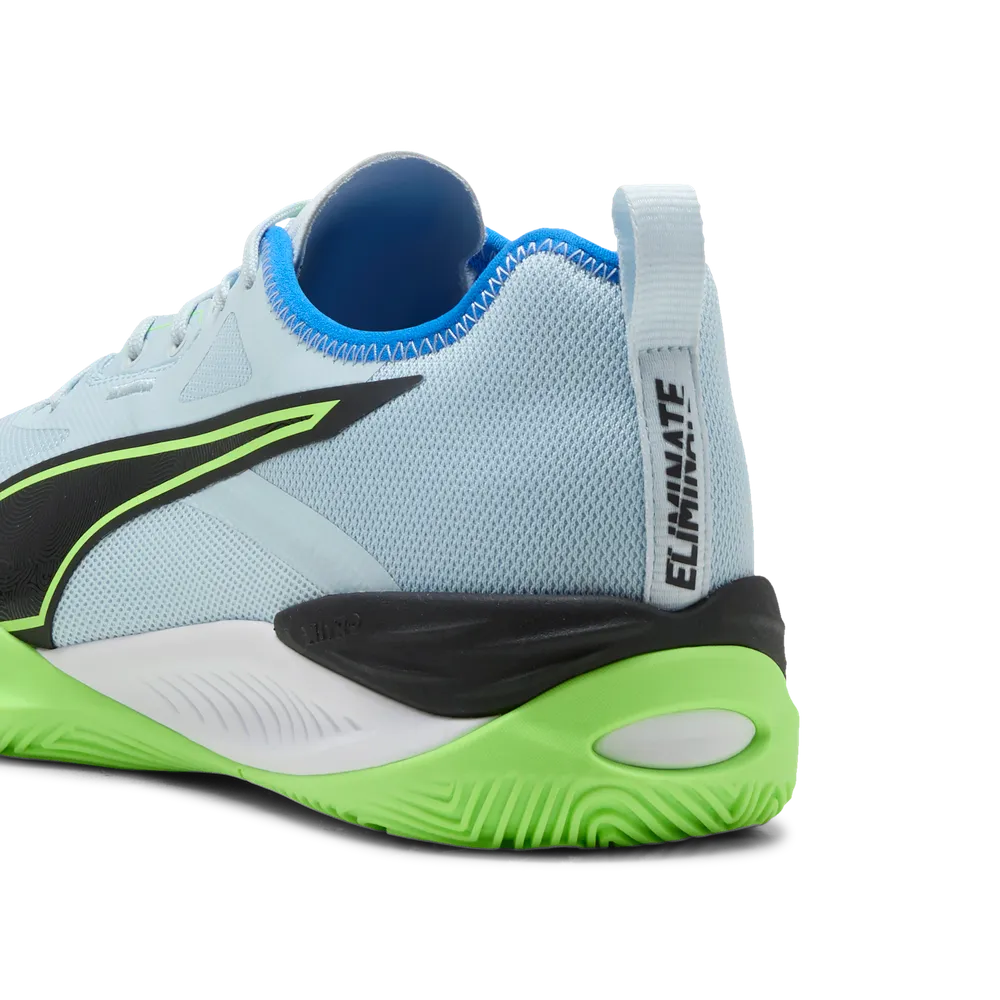 PUMA Eliminate NITRO 4 Hallenschuhe Unisex – Aqua/White/Black