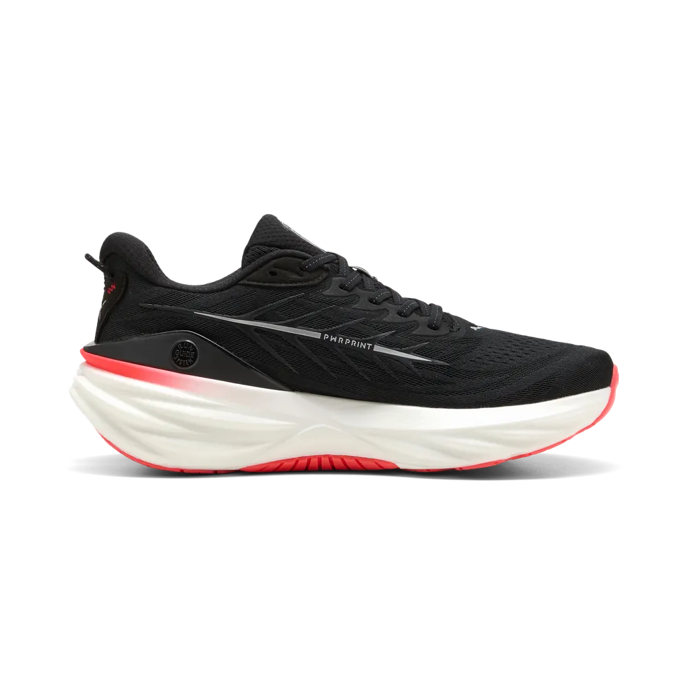 Puma ForeverRun NITRO™ 3 - Black-Ultra Red - Laufschuhe für Herren
