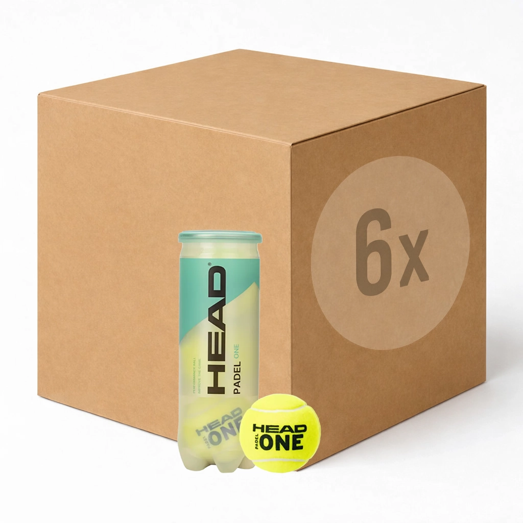 HEAD Padel One 6er Karton Padelbälle