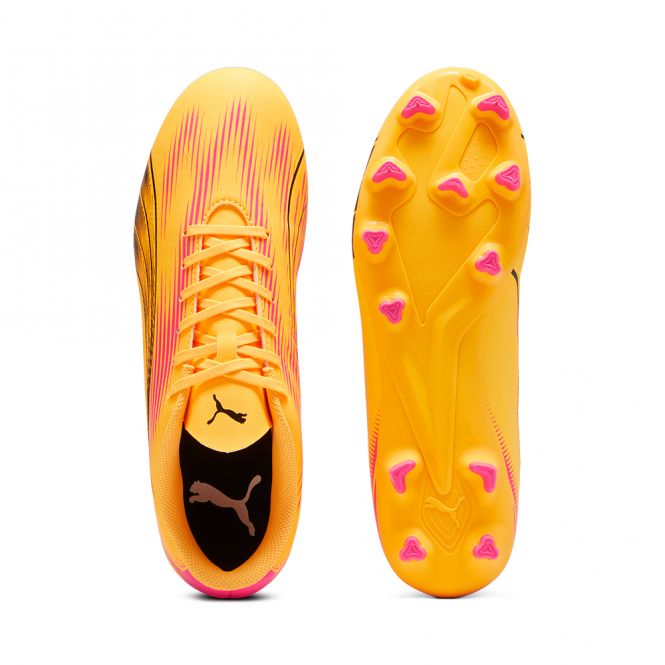 Puma ULTRA PLAY FG/AG Fussballschuh - Sun Stream/Black Sunset Glow