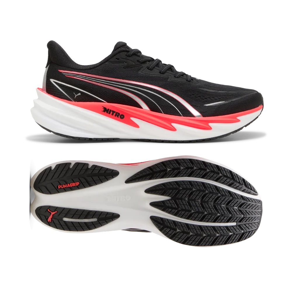 PUMA Velocity NITRO™ 5 Laufschuhe für Herren - Black / Ultra Red