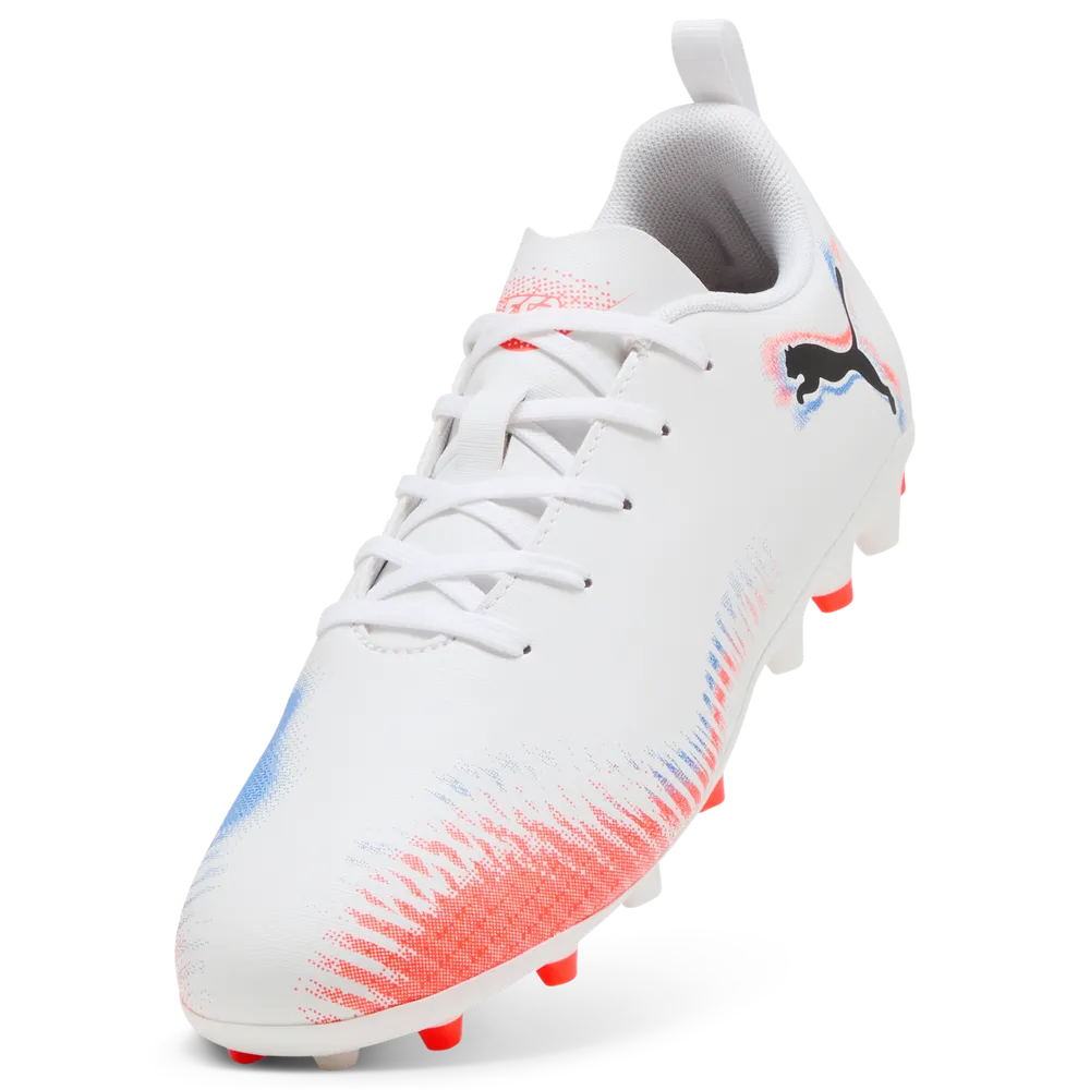 Puma FUTURE 8 PLAY MG Jr Fußballschuhe Kinder – White/Black/Glowing Red Puma FUTURE 8 PLAY MG Jr Fußballschuhe Kinder – White/Black/Glowing Red