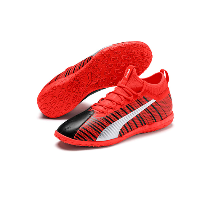 Puma One 5.3 IT Hallenschuh Rot Schwarz