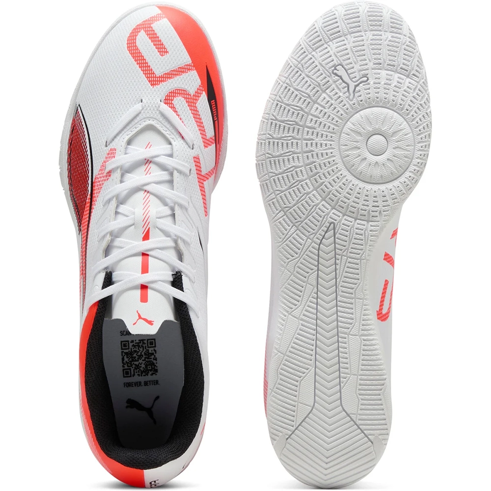 Puma ULTRA 5 PLAY IT Fußballschuhe – White/Black Glowing Red Puma ULTRA 5 PLAY IT Fußballschuhe – White/Black Glowing Red