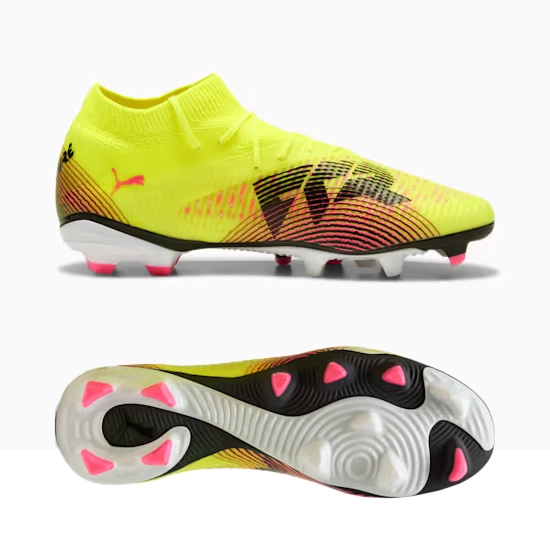 Puma FUTURE 8 PRO FG/AG Fußballschuhe Unisex – Yellow Alert