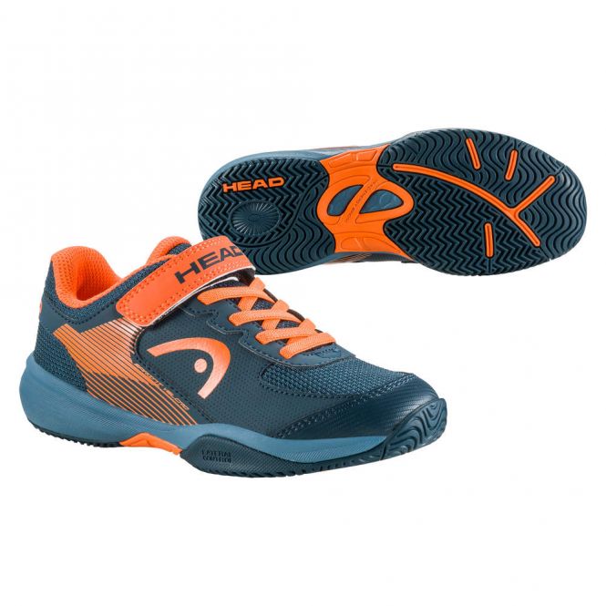 Head Sprint Velcro 3.0 Kinder Tennisschuh - blau orange Head Sprint Velcro 3.0 Kinder Tennisschuh - blau orange