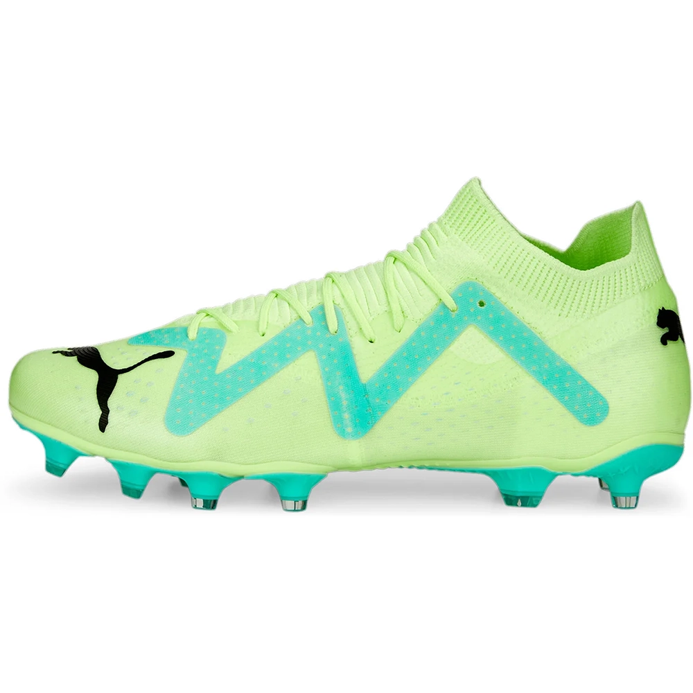 Puma FUTURE MATCH FG/AG Fussballschuh - Yellow/Black Peppermint