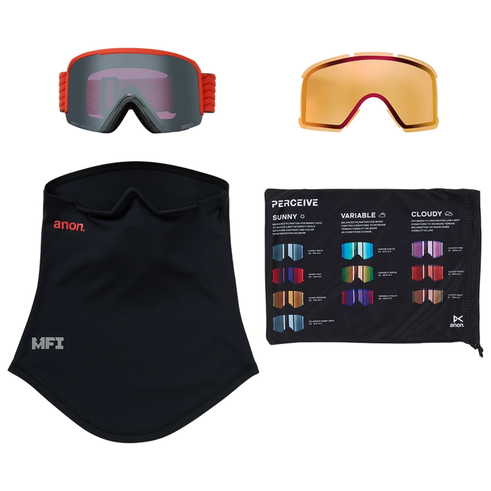 ANON Nesa Goggles Skibrille + Bonus Lens + MFI® Face Mask 